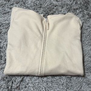 Cream American eagle jacket